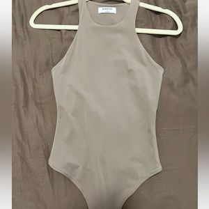 Babaton beige bodysuit size S